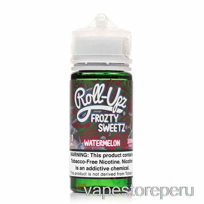 Vape Desechable Ponche De Sandía Hielo - Jugo Roll-upz - 100ml 6mg